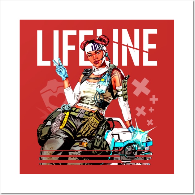 Apex Legends - Lifeline Middle T-Shirt Wall Art by trino21